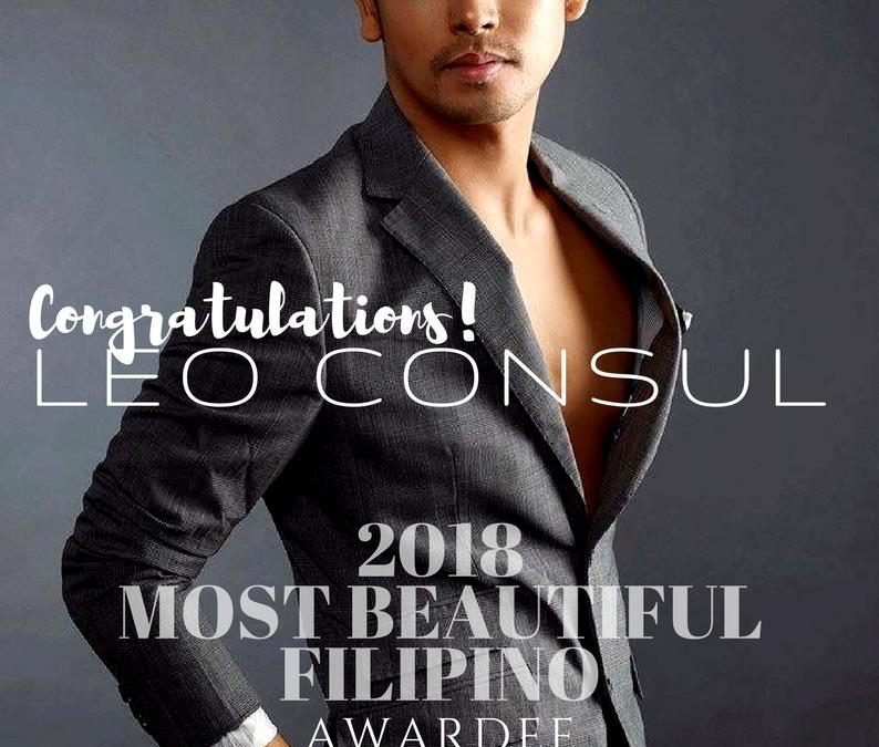 Leo Consul bags Most Beautiful Filipino award from Canada