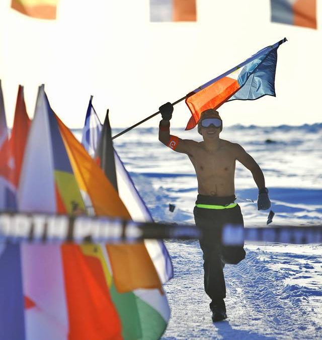 Cancer survivor is 1st Filipino to finish North Pole Marathon
