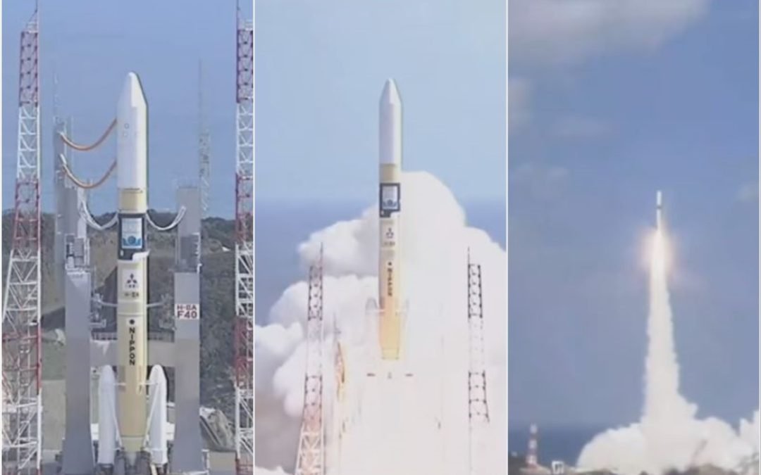 Diwata 2 PHL Microsat launch from Japan viewed live on YouTube