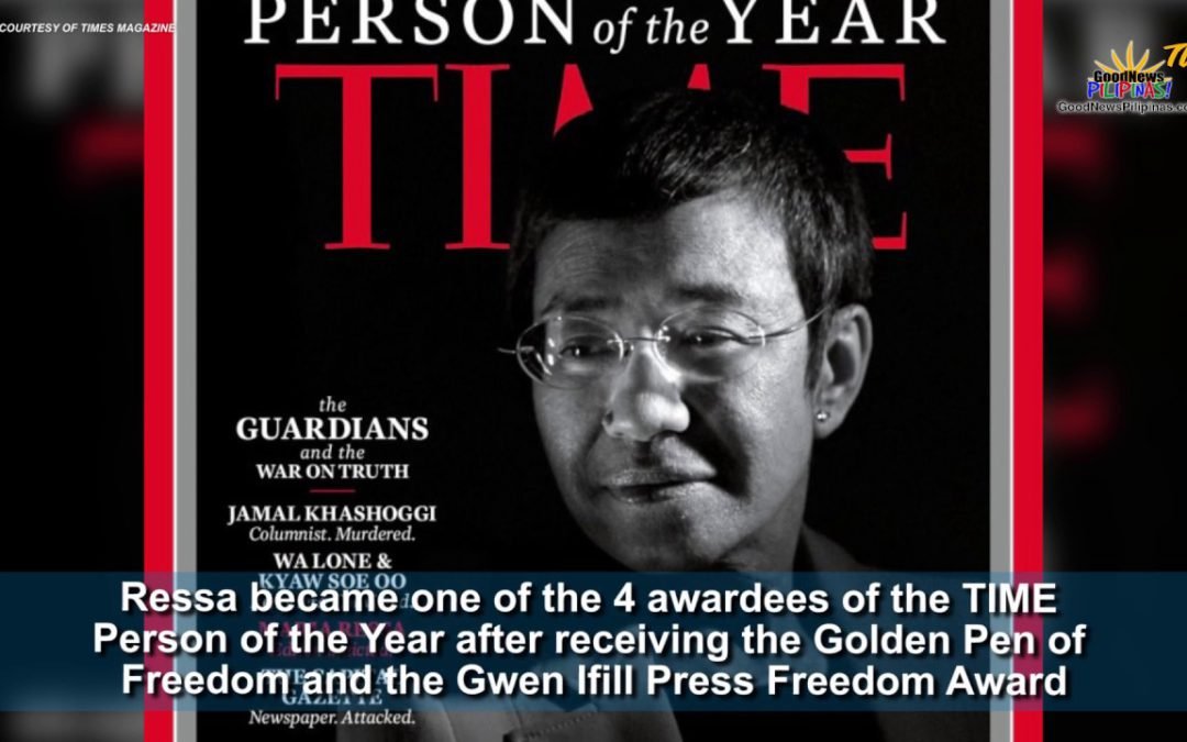 Maria Ressa is TIME Person of the Year 2018