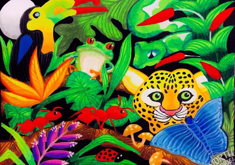 Worth Lodriga in top 10 of Frogs Are Green international art contest in New Jersey