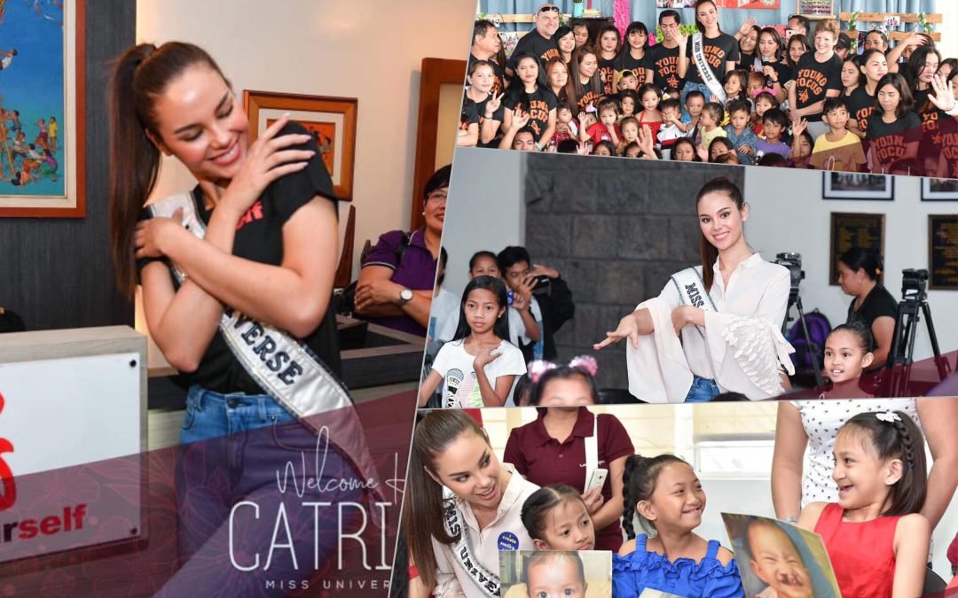 Catriona Gray wields woman power to spread positivity in visits with children of Young Focus, Love Yourself, Smile Train, and Fr. Tony Labiao’s orphanage