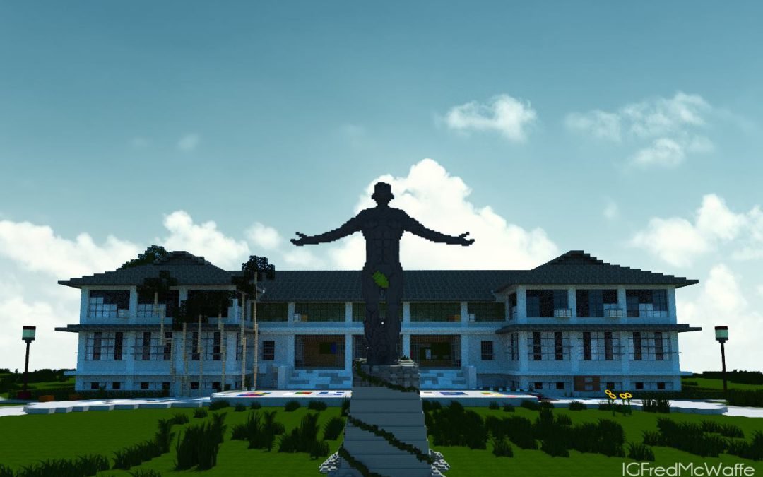 Minecraft gamer Fred Tacla recreates UP Los Banos structures