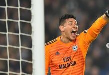 Cardiff City Best Player Football goalkeeper Neil Etheridge