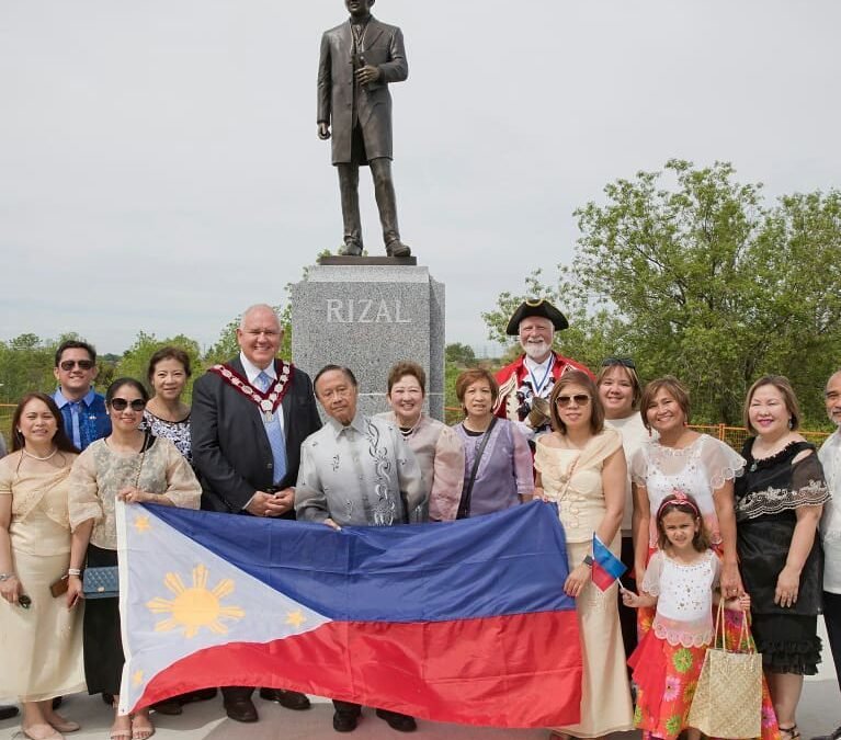 Jose Rizal monument stands in Canada’s own Luneta Park
