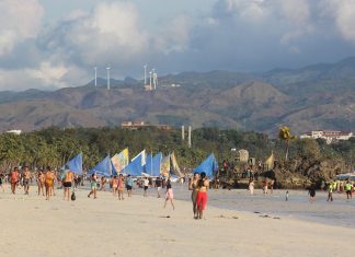 Foreign tourists visiting the Philippines