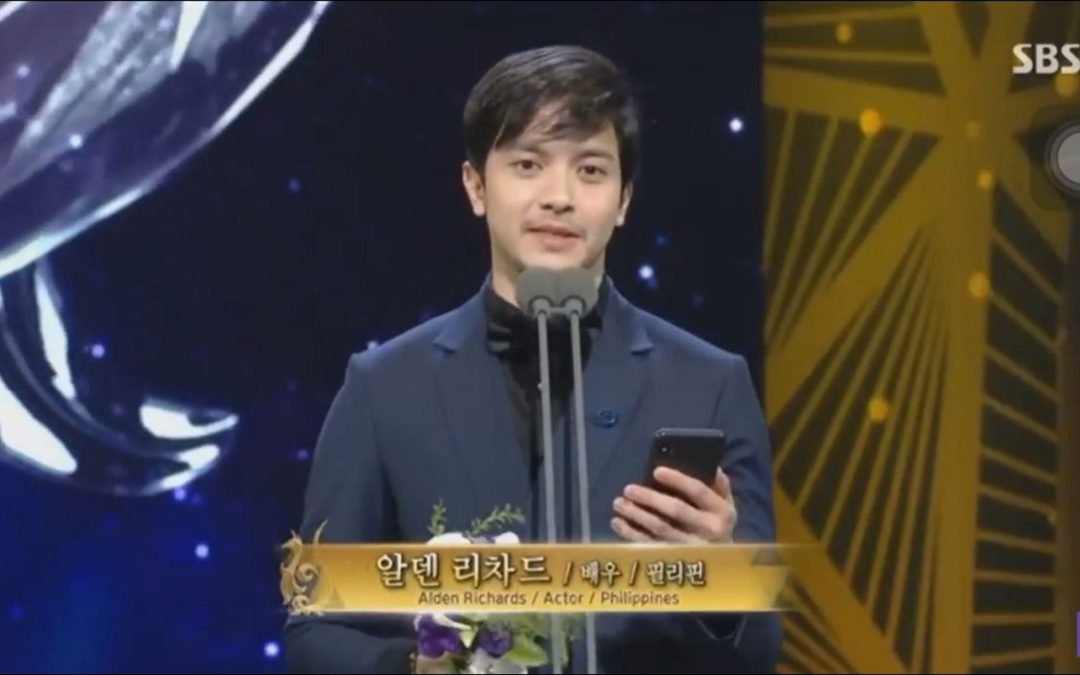 Alden Richards wins Asian Star Prize in Korea Drama Awards