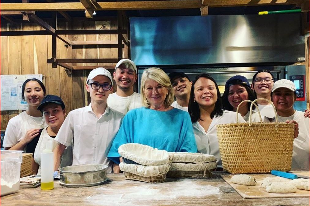 Martha Stewart impressed with local organic bread and Metro Manila shopping