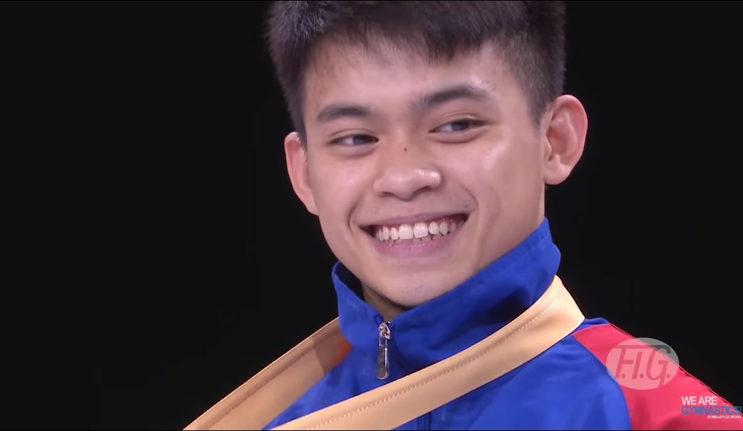 WATCH: Carlos Yulo is 1st Filipino and Southeast Asian to capture World Gymnastics GOLD