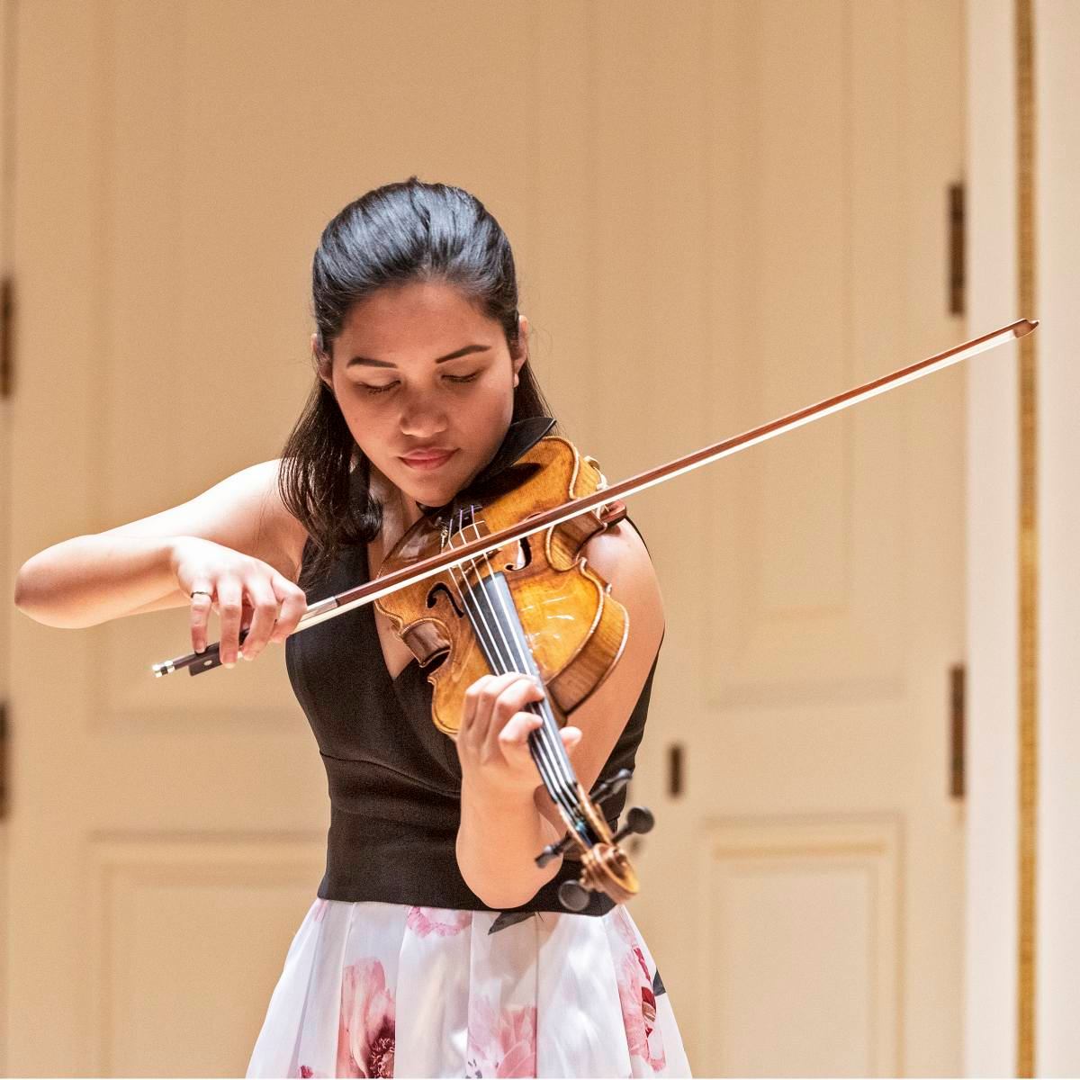 Dumaguete violinist KayCee Galano