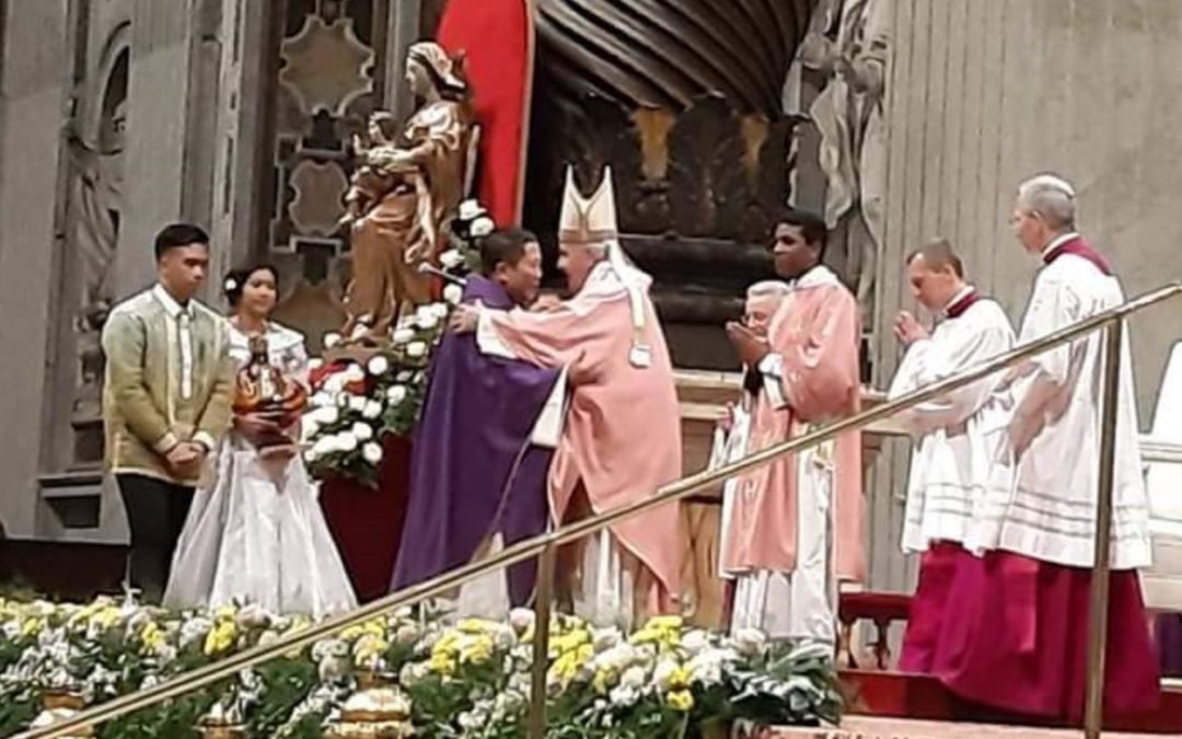 Celebrating Pope Francis’ 1st Simbang Gabi with Fr. Ricky Gente and Pinoy community in Rome, Italy