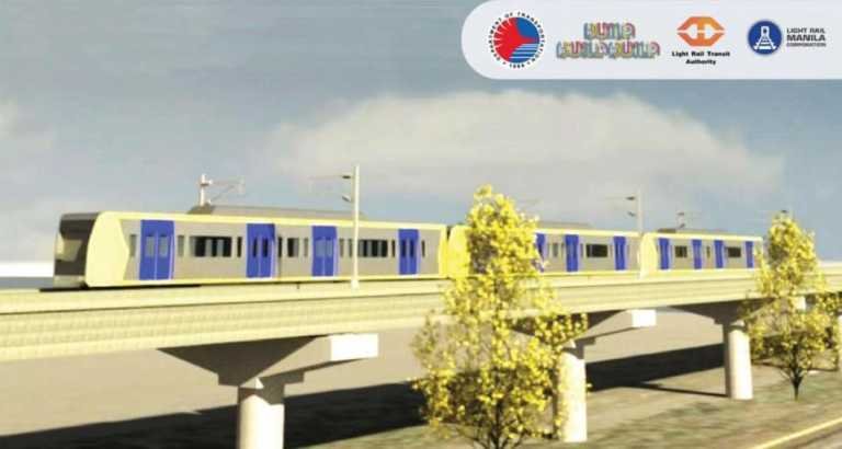 LRT-1 Cavite trains perspective