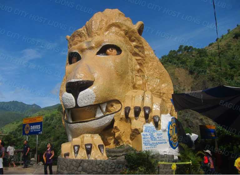 Baguio S Kennon Road Lion S Head Gets Makeover