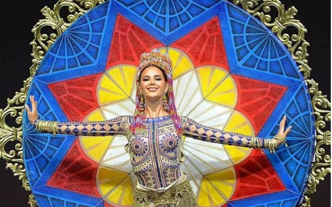 Miss Universe Catriona Gray gifts Filipinos with Luzviminda costume