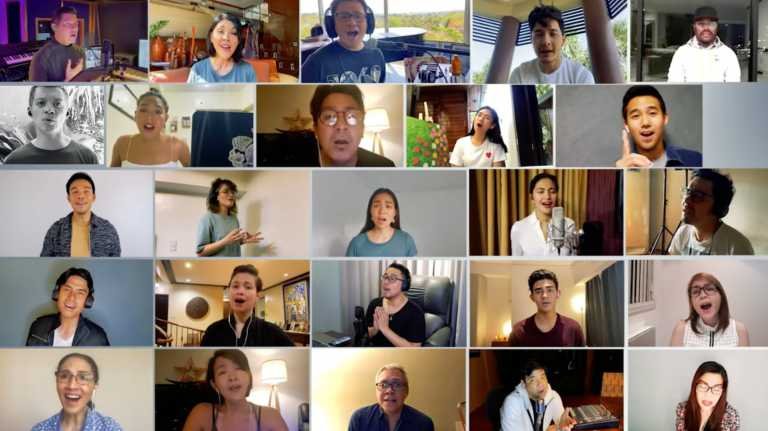 OPM Stars singing We Heal As One