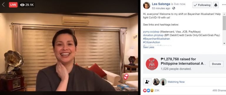 Lea Salonga over 1M