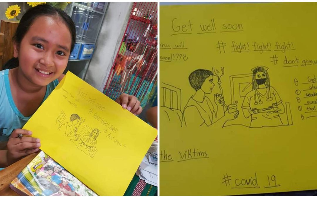 Pinoy kids are sending get well cards to cheer up COVID-19 patients