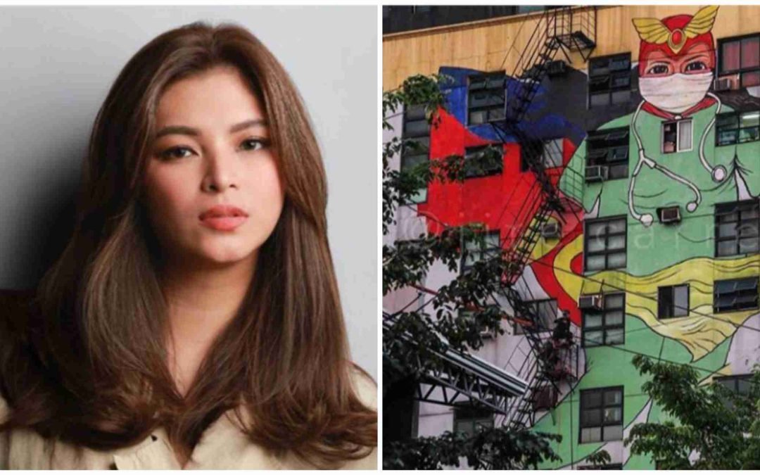 Angel Locsin inspires Darna frontliner mural by AG Saño’s Art Atak team