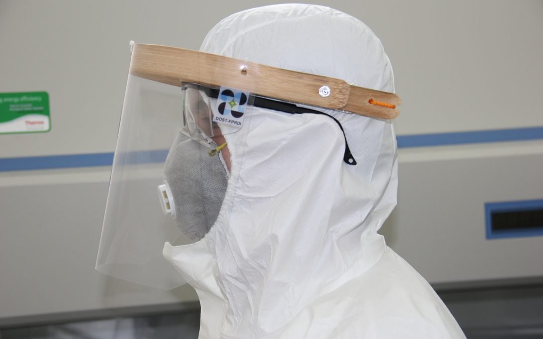 DOST solves PPE material supply shortage with bamboo-framed face shields