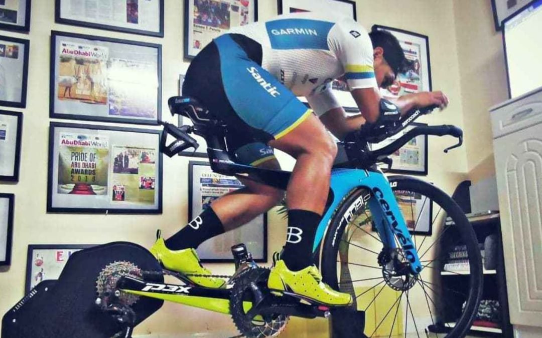 OFW nurse-triathlete Romeo Puncia races at home for COVID 19 fundraiser