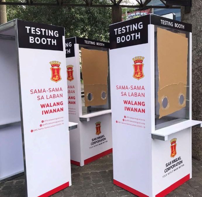 SMC donates swabbing booths, test kits to increase Metro Manila’s COVID-19 mass testing capacity