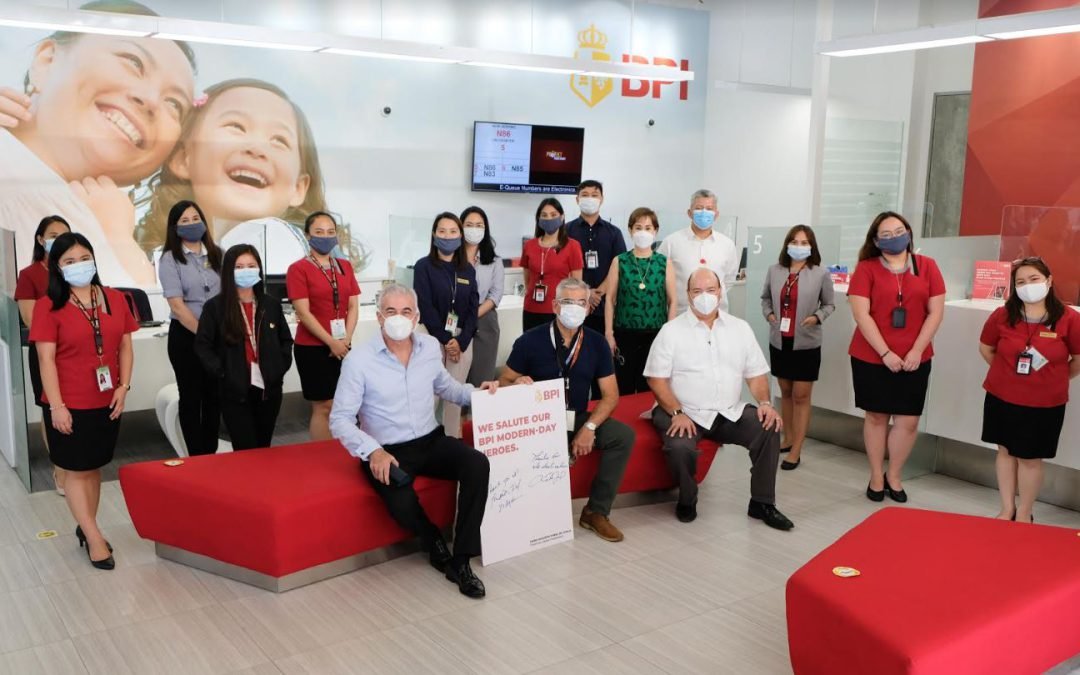 Ayala Brothers visit BPI Ayala North Exchange branch as more employees report for work