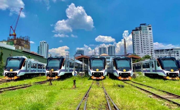 New railway trains start servicing Metro Manila as public transport ...