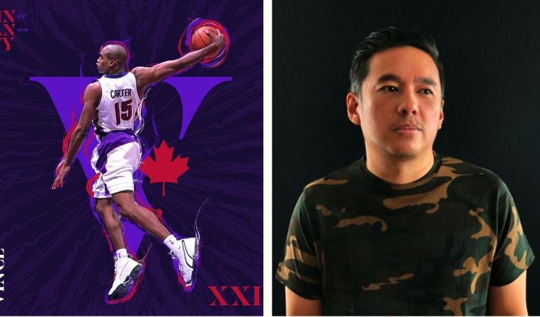 AJ Dimarucot NBA's Vince Carter tribute