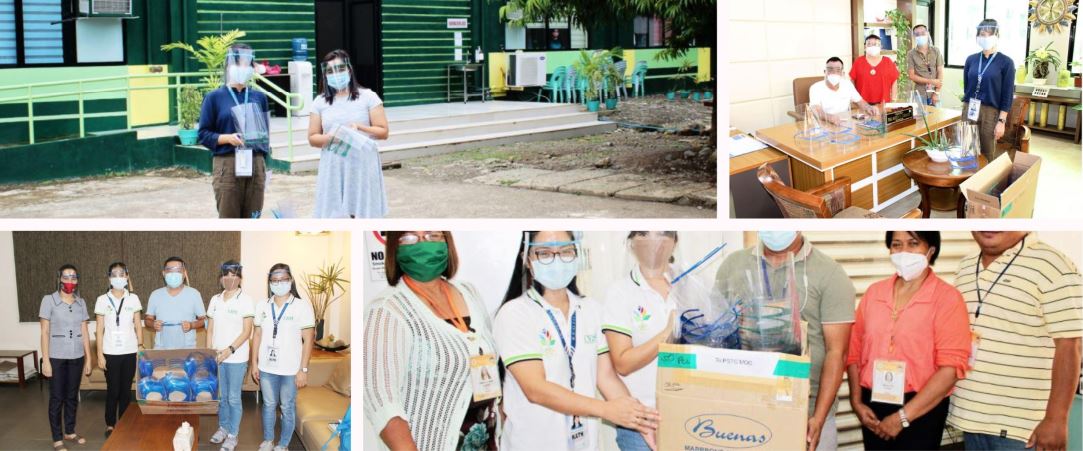 DOST Misamis Occidental donates face shields