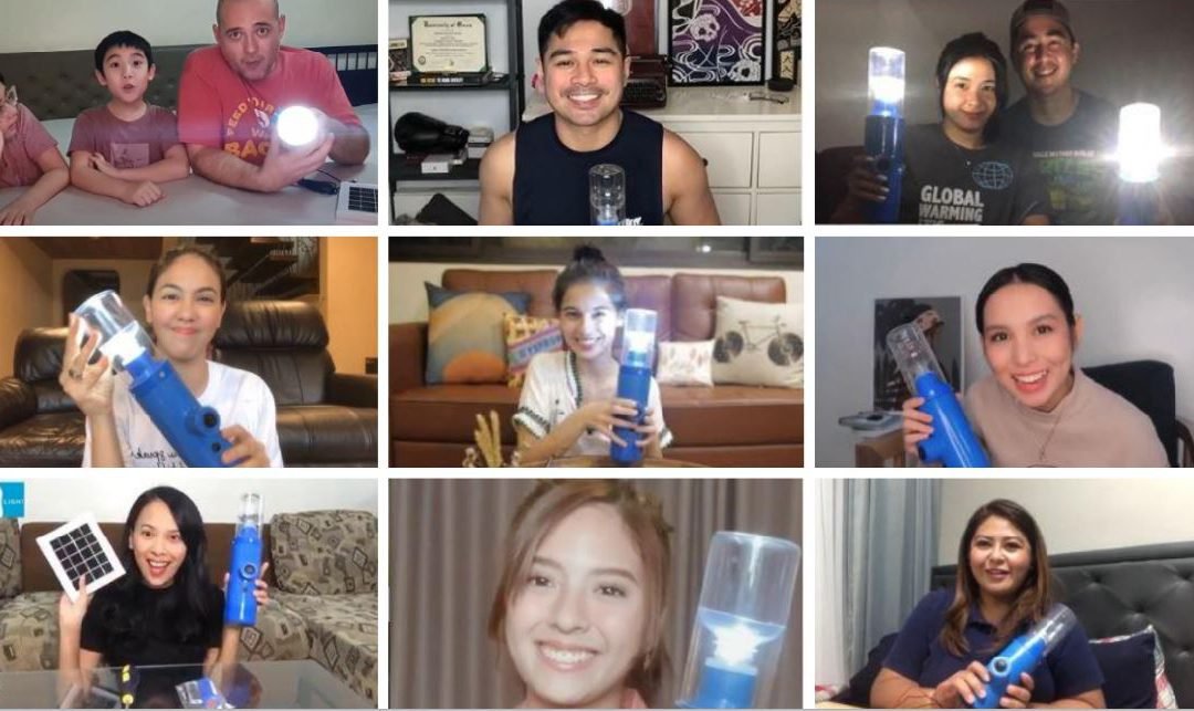 LOOK: Celebrity solar advocates join LIGHT IT FORWARD challenge to build solar lights