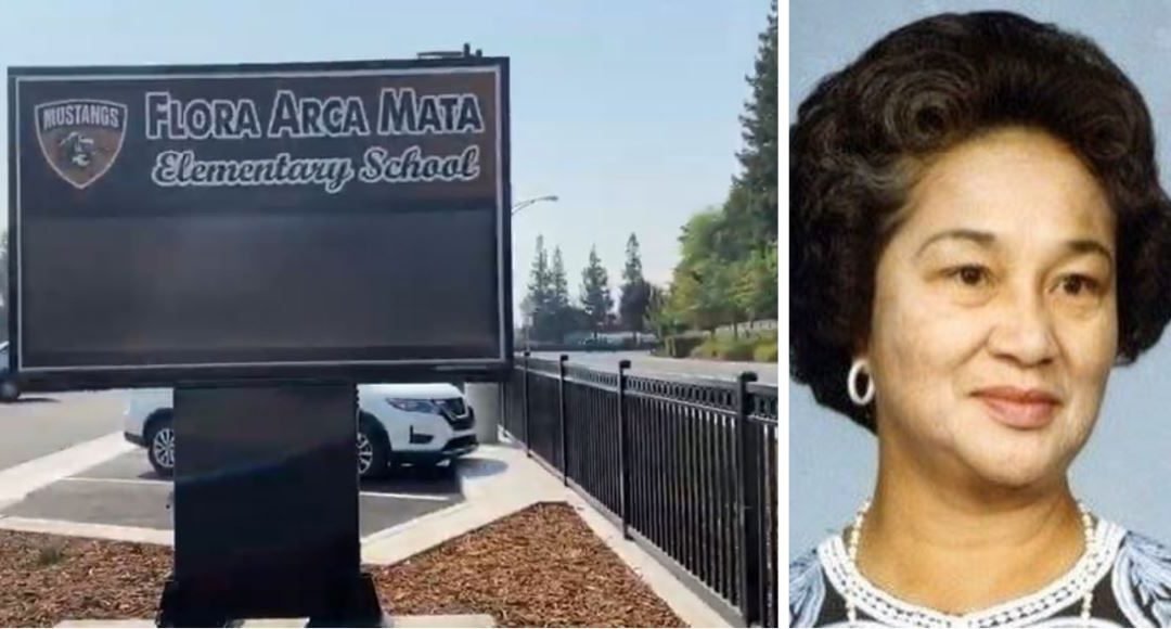 1st California public school named after Fil-Am teacher Flora Arca Mata opens