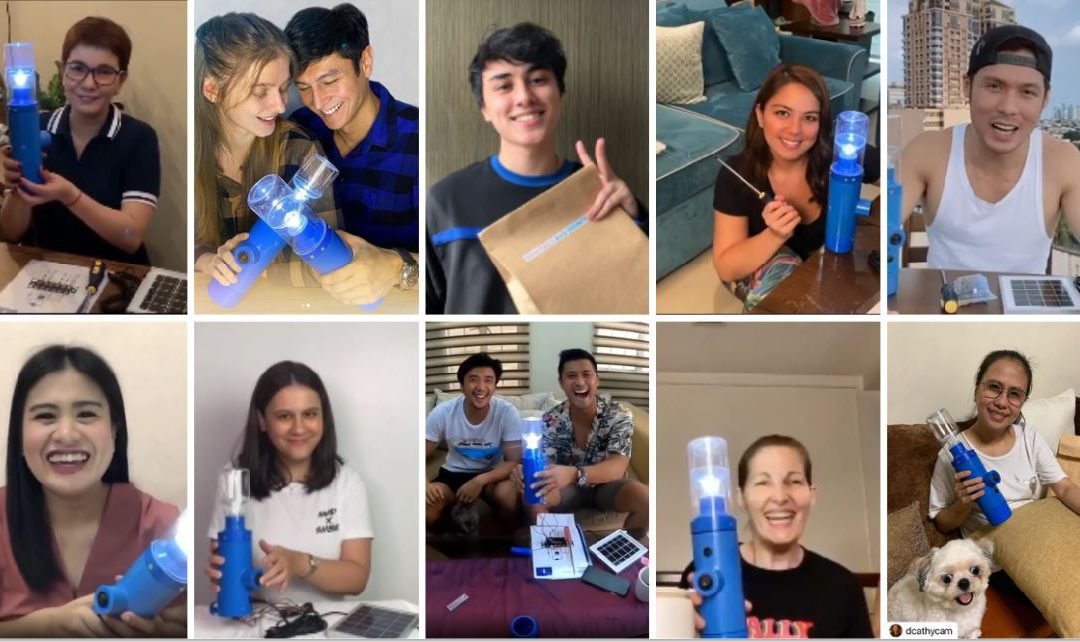 These celebrity solar engineers build Light it Forward solar lights for a cause