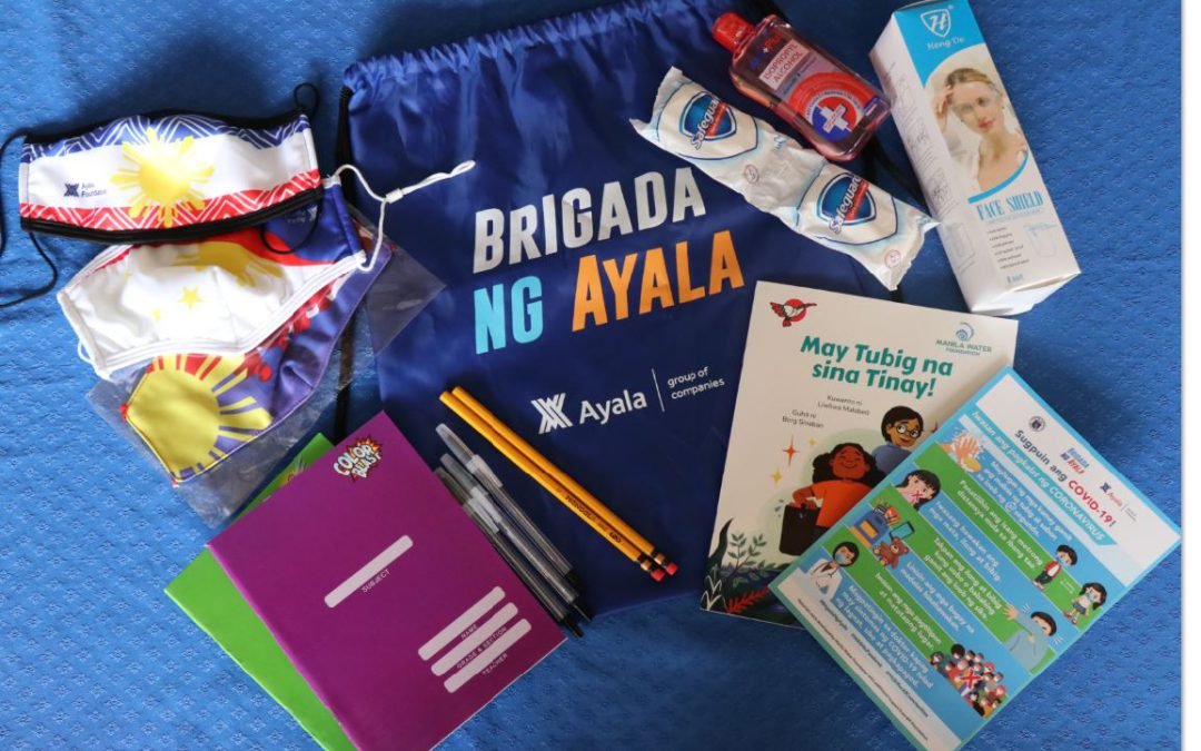 Ayala Group provides handwashing facilities, hygiene kits, care packs to schools