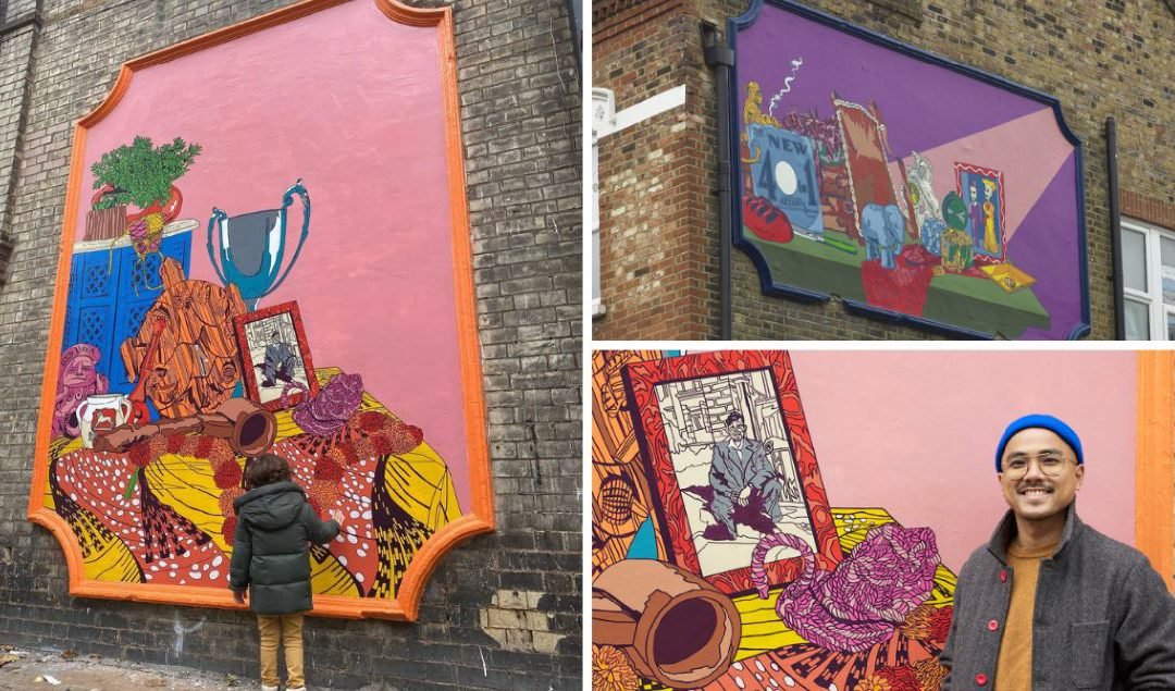 Fil-British Pio Abad’s murals permanently displayed in public on London roads