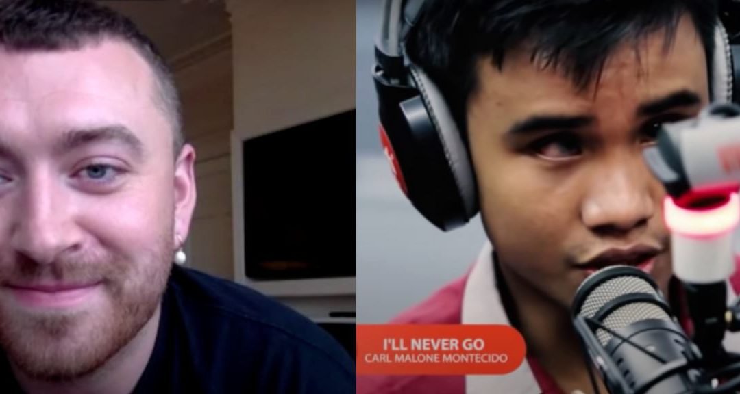 Britain’s Sam Smith welcomes singing with Filipino singer Carl Malone Montecido