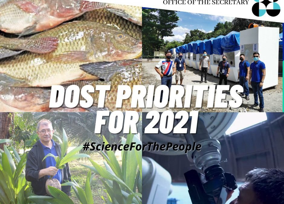 15 Science & Technology Priority Research Areas for the Philippines in 2021