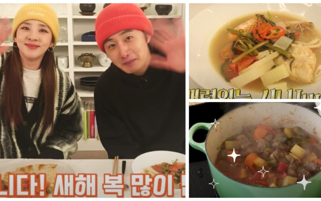 WATCH: Kdrama star Jung Il-woo cooks Filipino dishes for Kpop’s Sandara Park