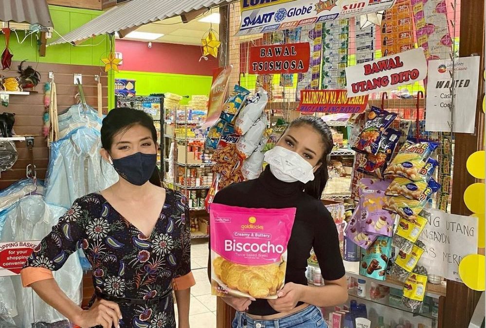 Miss Universe Philippines Rabiya Mateo welcomed with Filipino food in Florida