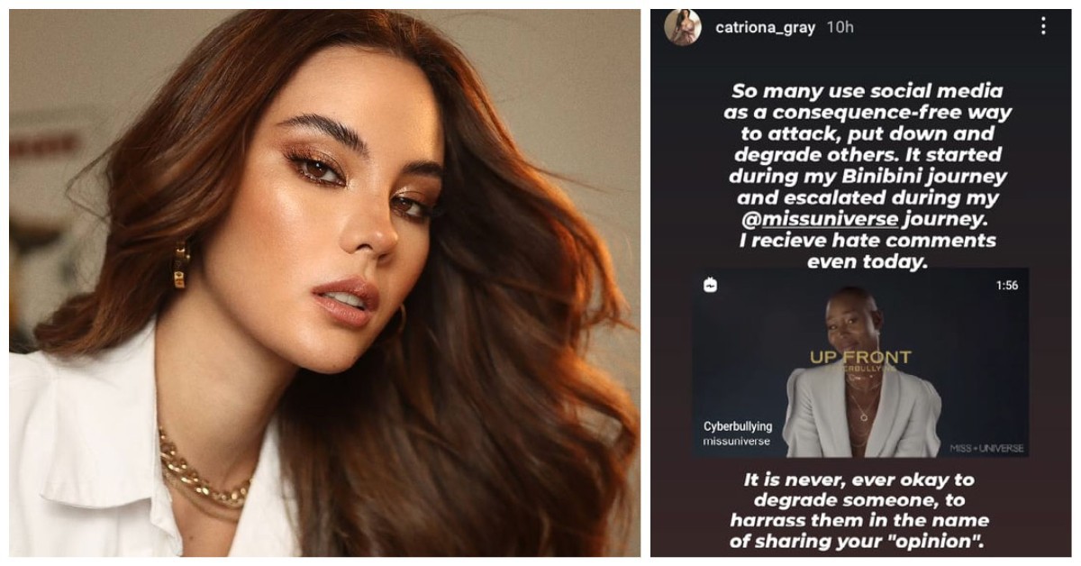 Catriona Gray joins Miss Universe delegates in anti-cyberbullying ...