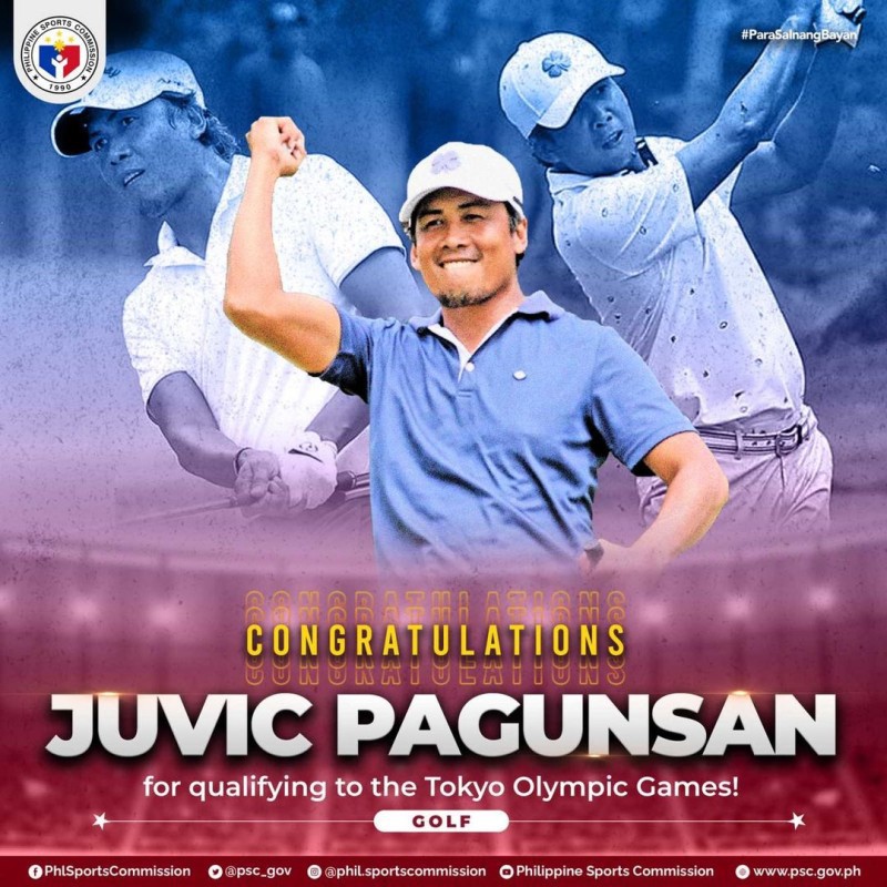 Filipino Golfer Juvic Pagunsan Books Tokyo Olympics Berth Good News Pilipinas