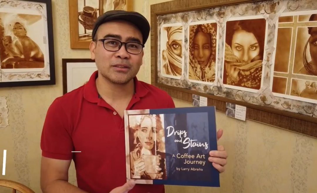 Coffee Painting Artist-Poet Larry Abreño to launch book on coffee art: PSTV5online