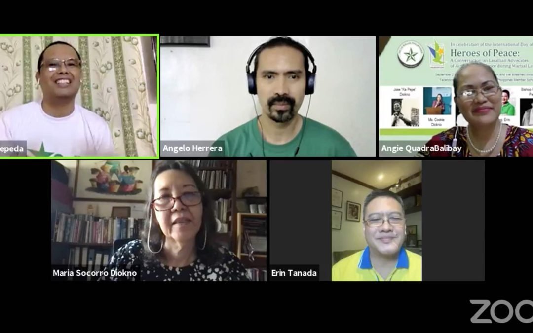 WATCH: Martial Law stories of Lasallians Pepe Diokno, Tanny Tañada, Bishop Felix Perez