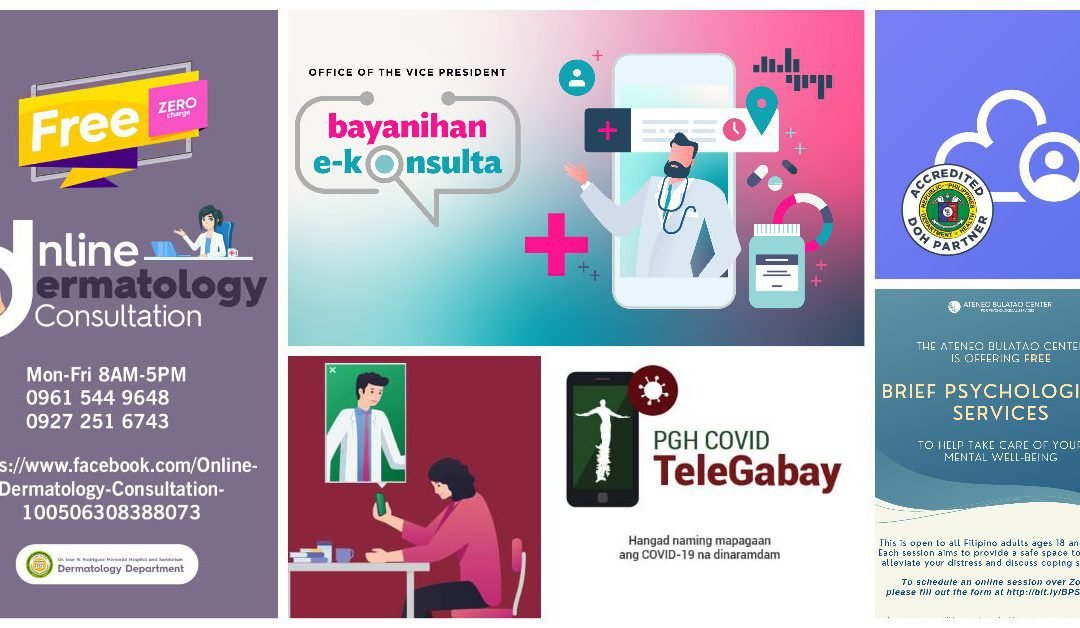 5 Free Teleconsultation Services for COVID, other Health Concerns in the Philippines