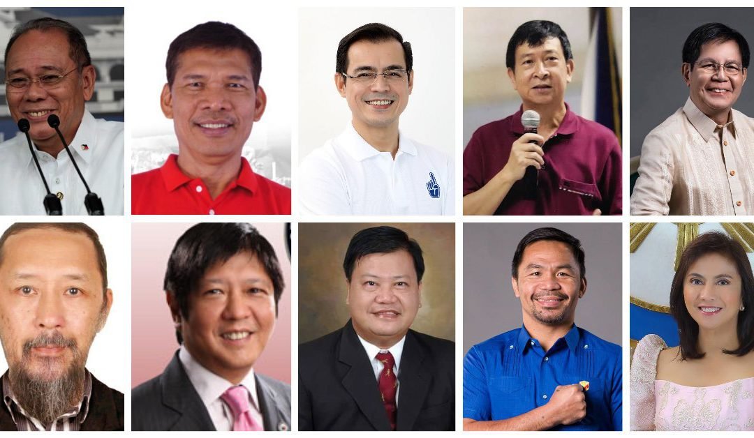 FINAL LIST: Official National Candidates in Philippines’ 2022 General Elections