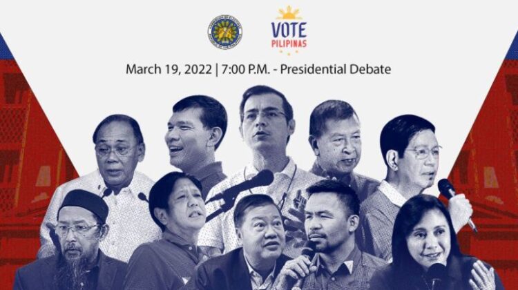 COMELEC presents candidates for President, Vice President on Pilipinas ...