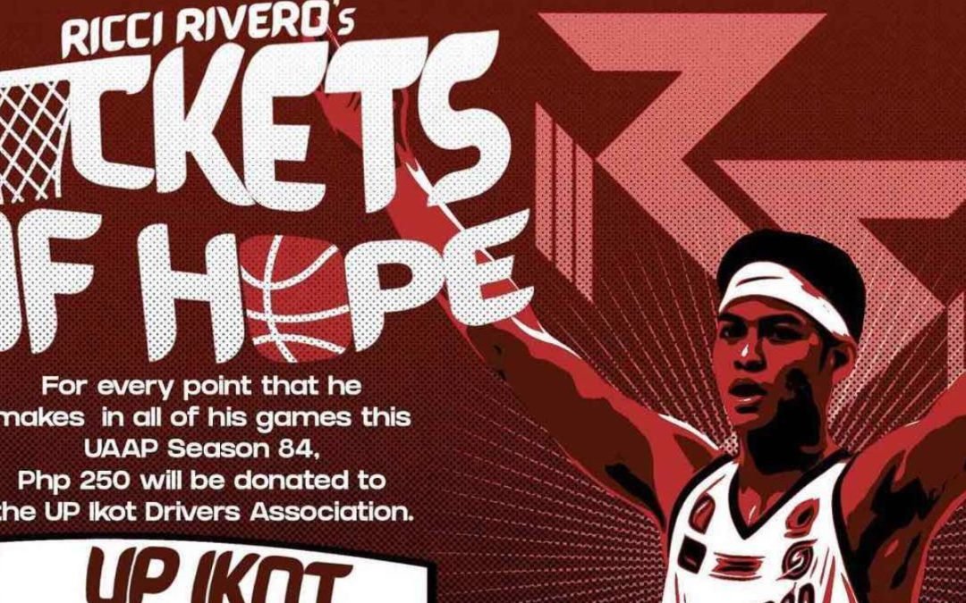 Ricci Rivero gives back to UP IKOT drivers in his last UAAP season campaign