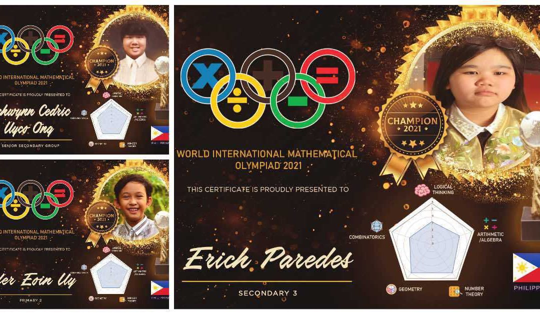 Xavier, La Salle students lead PHL 27 gold haul in World International Mathematical Olympiad