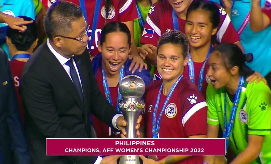 Filipinas win historic crown in ASEAN Football Federation Women’s Championship finals debut