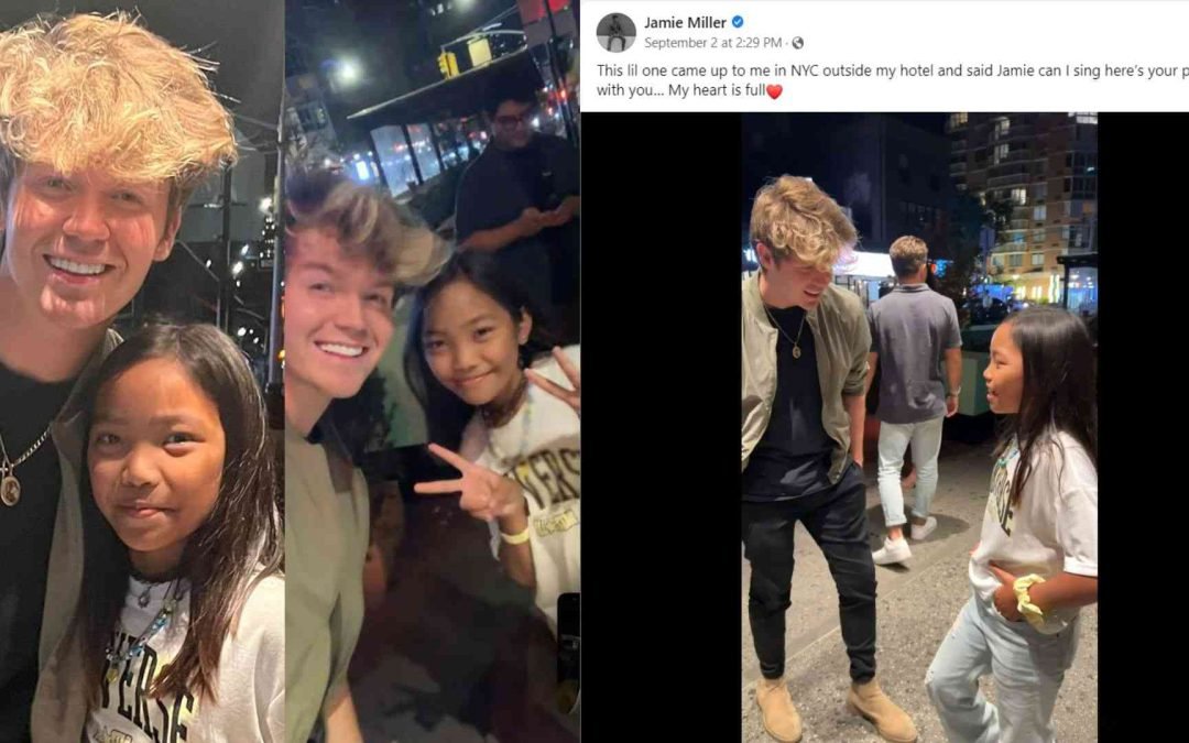 10-year-old Filipina singer Geralynne fulfills dream duet with Jamie Miller