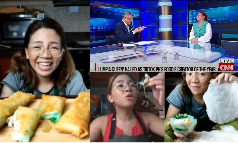 Tiktok Lumpia Queen Top Foodie Award